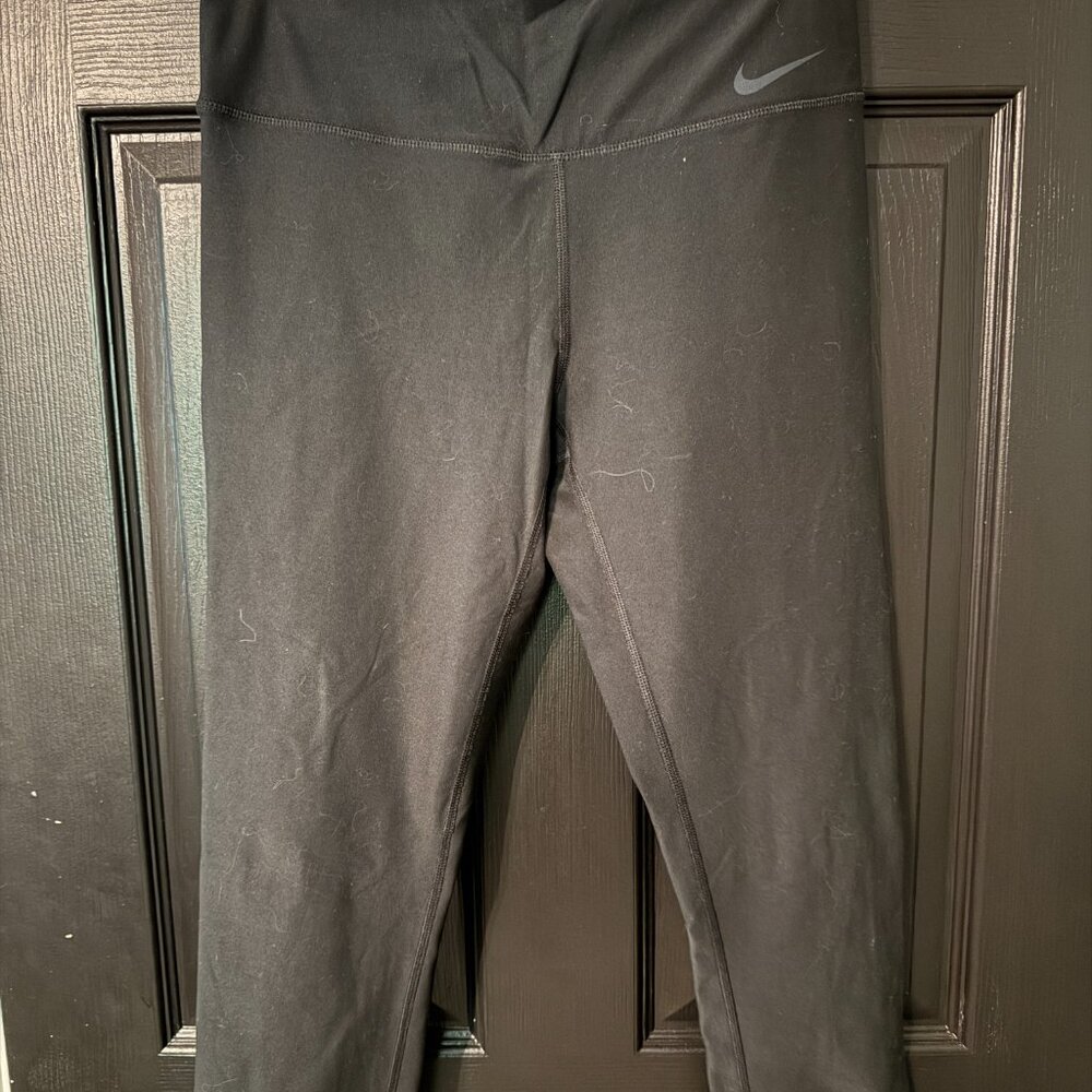 Nike Womens Athletic Tights Leggings Cuff Hem Medium